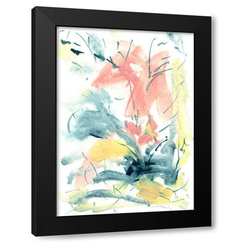 Pastel Palette 8 Black Modern Wood Framed Art Print with Double Matting by Randy Noble Fine Art