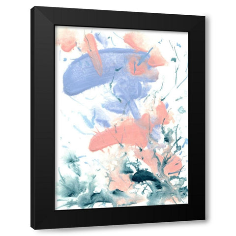 Pastel Palette 9 Black Modern Wood Framed Art Print with Double Matting by Randy Noble Fine Art