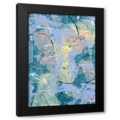 Pastel Palette 10 Black Modern Wood Framed Art Print with Double Matting by Randy Noble Fine Art