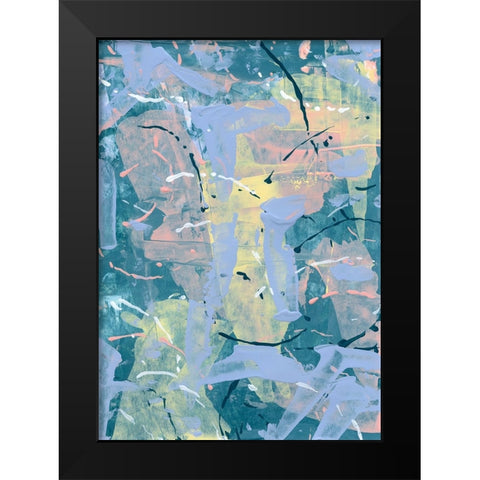 Pastel Palette 10 Black Modern Wood Framed Art Print by Randy Noble Fine Art