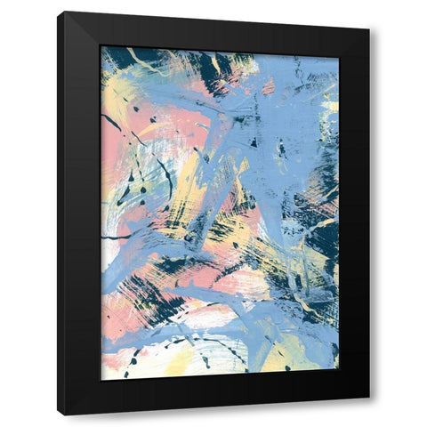 Pastel Palette 11 Black Modern Wood Framed Art Print by Randy Noble Fine Art
