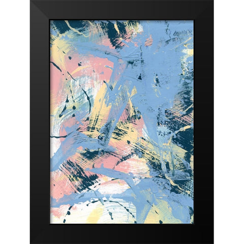 Pastel Palette 11 Black Modern Wood Framed Art Print by Randy Noble Fine Art