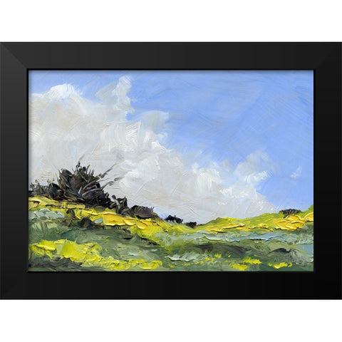 Spring Showers Black Modern Wood Framed Art Print by Randy Noble Fine Art