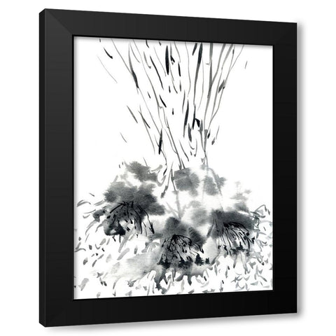 Jauntily Black Modern Wood Framed Art Print with Double Matting by Randy Noble Fine Art
