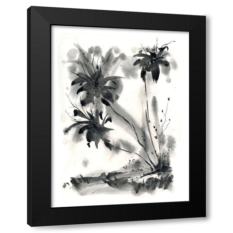 Tropics Black Modern Wood Framed Art Print with Double Matting by Randy Noble Fine Art