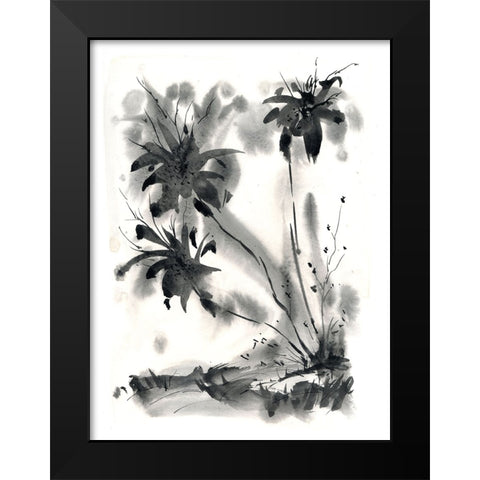 Tropics Black Modern Wood Framed Art Print by Randy Noble Fine Art