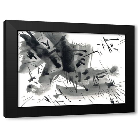 Charged Black Modern Wood Framed Art Print by Randy Noble Fine Art
