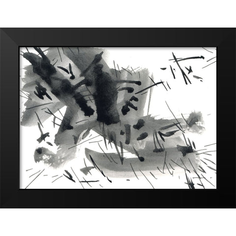 Charged Black Modern Wood Framed Art Print by Randy Noble Fine Art