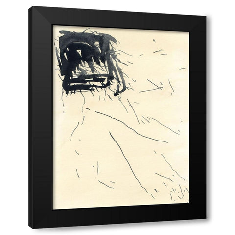 Charisma Black Modern Wood Framed Art Print by Randy Noble Fine Art