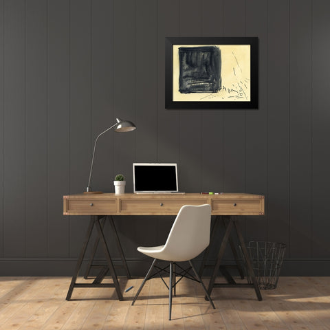 Complex Black Modern Wood Framed Art Print by Randy Noble Fine Art