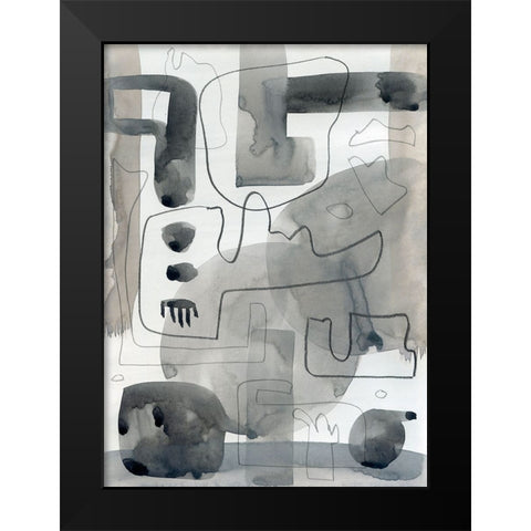 Majesty Black Modern Wood Framed Art Print by Randy Noble Fine Art