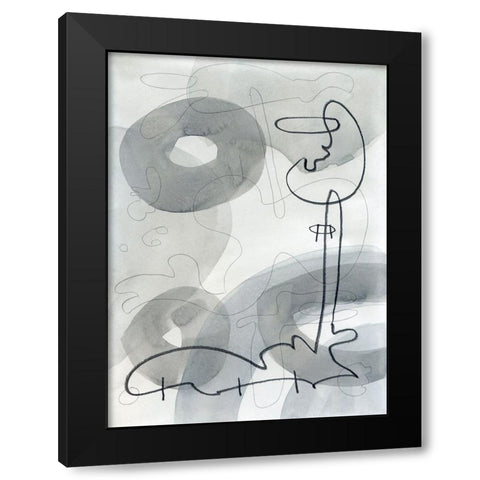 Mark Maker Black Modern Wood Framed Art Print with Double Matting by Randy Noble Fine Art