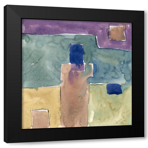 Passages Black Modern Wood Framed Art Print with Double Matting by Randy Noble Fine Art