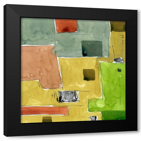 Phrases Black Modern Wood Framed Art Print by Randy Noble Fine Art