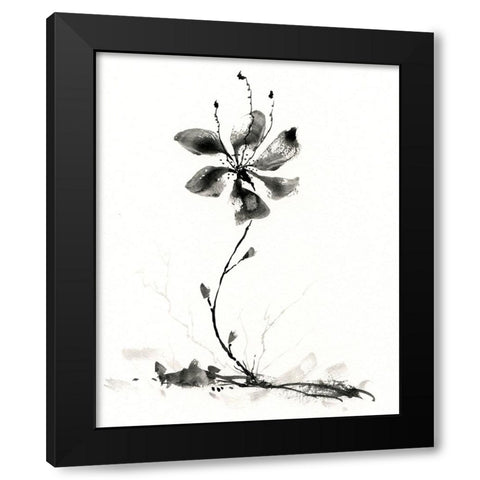 Bloom Black Modern Wood Framed Art Print with Double Matting by Randy Noble Fine Art