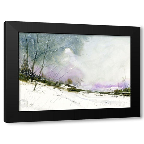 Pine Ridge Black Modern Wood Framed Art Print with Double Matting by Randy Noble Fine Art