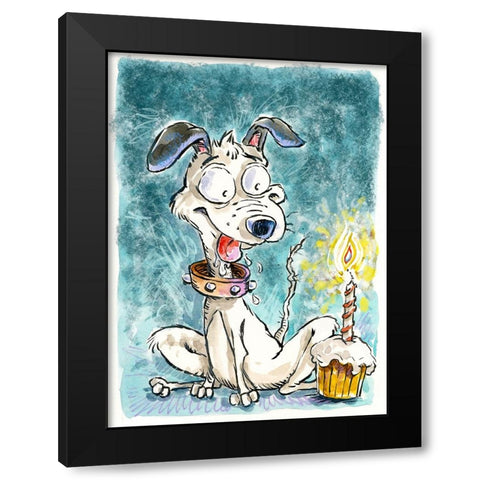 Celebrate Black Modern Wood Framed Art Print by Randy Noble Fine Art