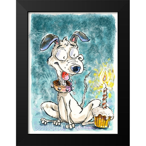 Celebrate Black Modern Wood Framed Art Print by Randy Noble Fine Art