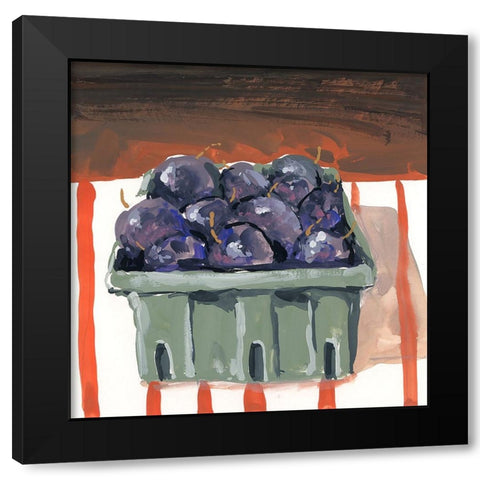 Fresh Black Modern Wood Framed Art Print by Randy Noble Fine Art