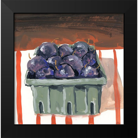 Fresh Black Modern Wood Framed Art Print by Randy Noble Fine Art