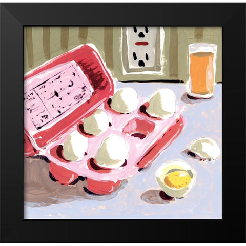 Morning Black Modern Wood Framed Art Print by Randy Noble Fine Art