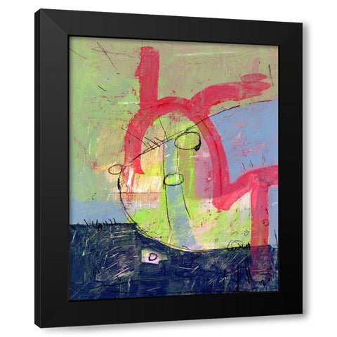 Adjoining Black Modern Wood Framed Art Print by Randy Noble Fine Art