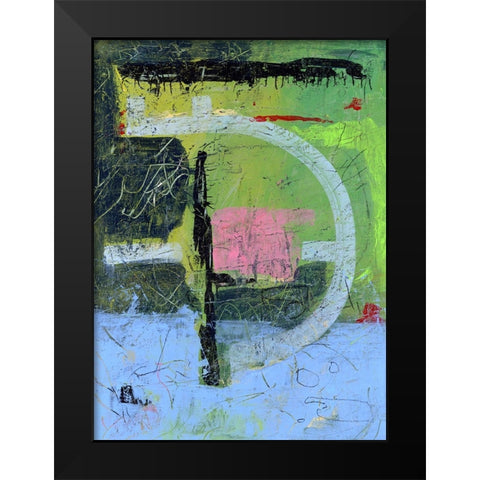Color Gate Black Modern Wood Framed Art Print by Randy Noble Fine Art