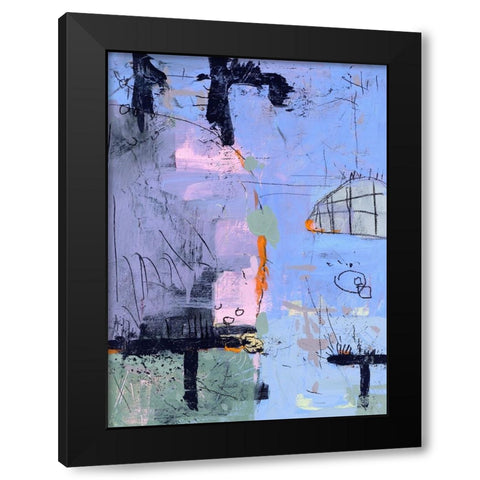 The Break Out Black Modern Wood Framed Art Print by Randy Noble Fine Art