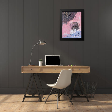 Contrasted Worlds Black Modern Wood Framed Art Print by Randy Noble Fine Art