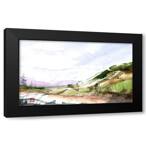 Observation Point Black Modern Wood Framed Art Print with Double Matting by Randy Noble Fine Art