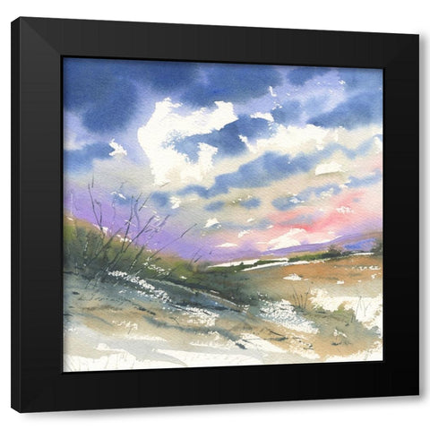 Color Of Morning Black Modern Wood Framed Art Print by Randy Noble Fine Art