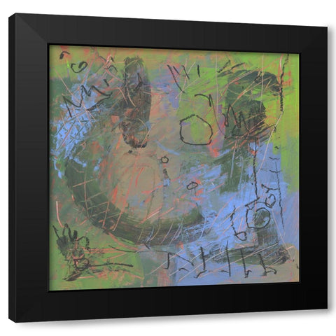Agent Of Power Black Modern Wood Framed Art Print by Randy Noble Fine Art