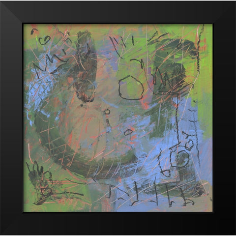 Agent Of Power Black Modern Wood Framed Art Print by Randy Noble Fine Art