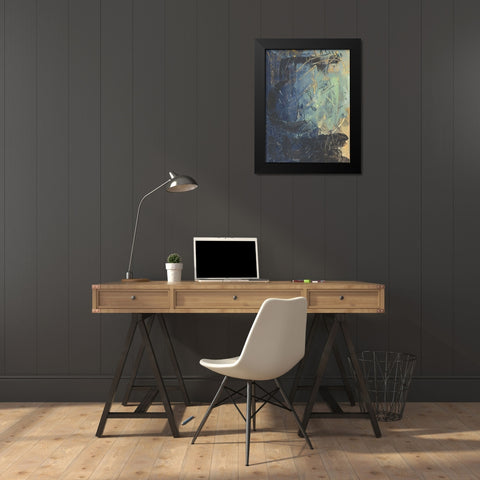 Approach The Meaning Black Modern Wood Framed Art Print by Randy Noble Fine Art