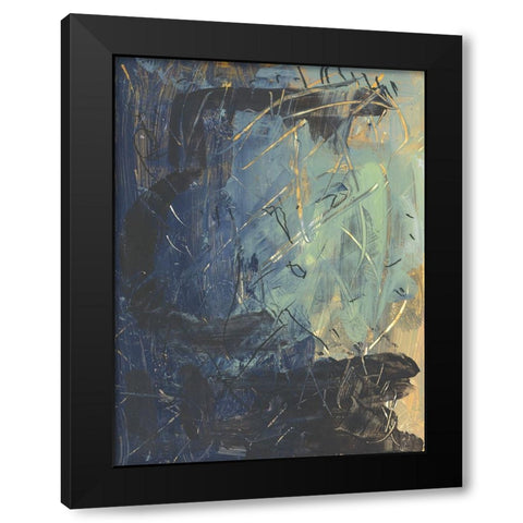 Approach The Meaning Black Modern Wood Framed Art Print with Double Matting by Randy Noble Fine Art
