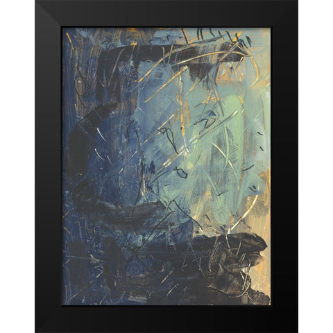 Approach The Meaning Black Modern Wood Framed Art Print by Randy Noble Fine Art