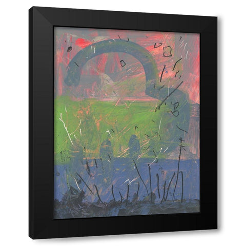 Autum Effect Black Modern Wood Framed Art Print with Double Matting by Randy Noble Fine Art