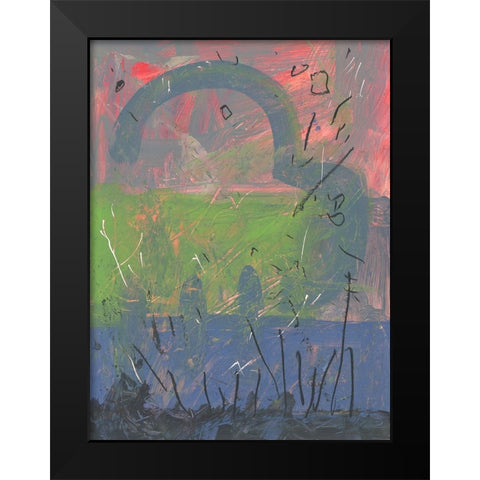 Autum Effect Black Modern Wood Framed Art Print by Randy Noble Fine Art