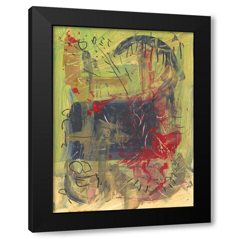 Entry Point Black Modern Wood Framed Art Print by Randy Noble Fine Art
