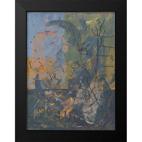 Possibilities Black Modern Wood Framed Art Print by Randy Noble Fine Art