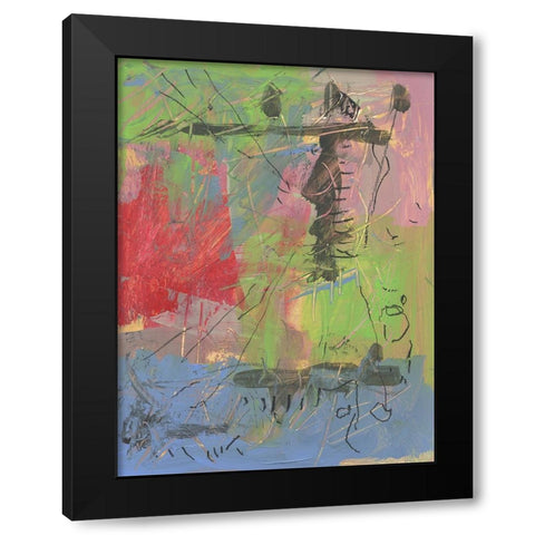 Rejoice Black Modern Wood Framed Art Print by Randy Noble Fine Art