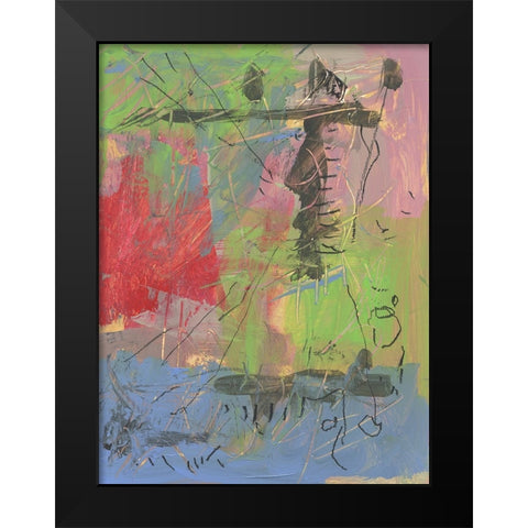 Rejoice Black Modern Wood Framed Art Print by Randy Noble Fine Art