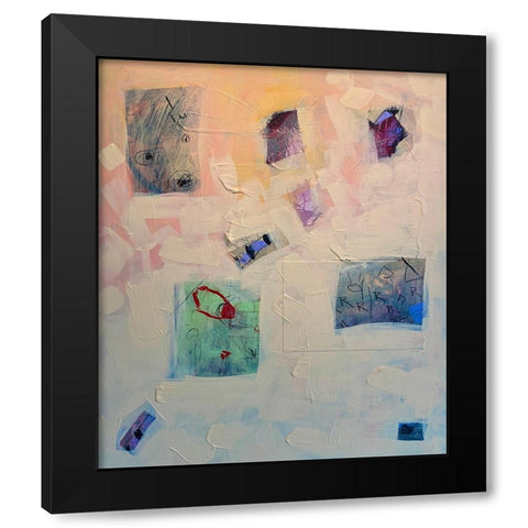 Bold Entry Black Modern Wood Framed Art Print with Double Matting by Randy Noble Fine Art