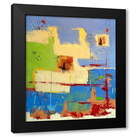 Seeking Treasure Black Modern Wood Framed Art Print by Randy Noble Fine Art
