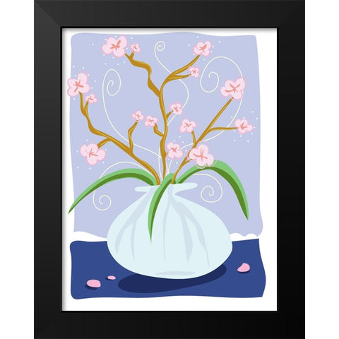 Pretty Palette-01 Black Modern Wood Framed Art Print by Randy Noble Fine Art