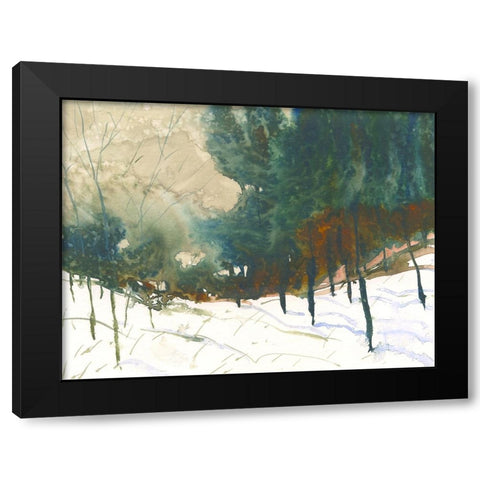 My Trail Black Modern Wood Framed Art Print by Randy Noble Fine Art