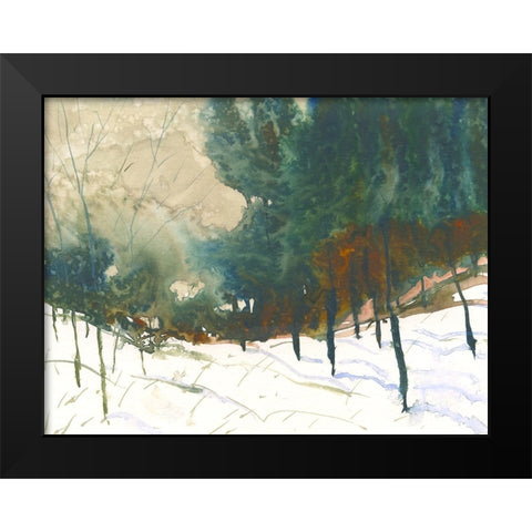 My Trail Black Modern Wood Framed Art Print by Randy Noble Fine Art