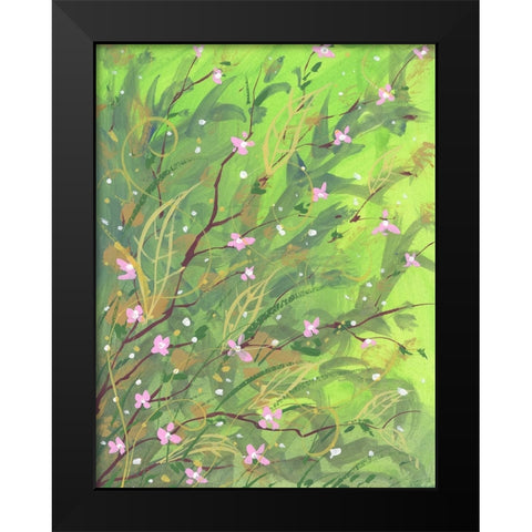My Garden Black Modern Wood Framed Art Print by Randy Noble Fine Art