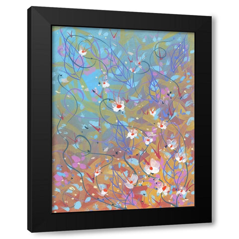 Water Beauty Black Modern Wood Framed Art Print with Double Matting by Randy Noble Fine Art