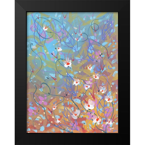 Water Beauty Black Modern Wood Framed Art Print by Randy Noble Fine Art